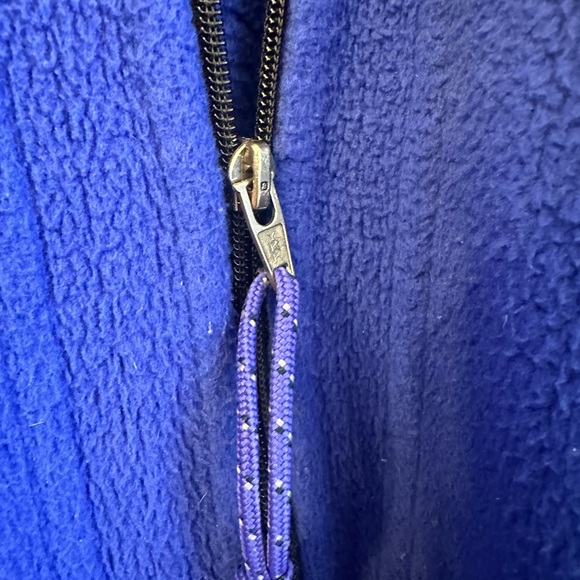 Vintage Patagonia Fleece Jacket Blue Regulator R Polartec 90s Y2K Mens Medium - Picture 8 of 14